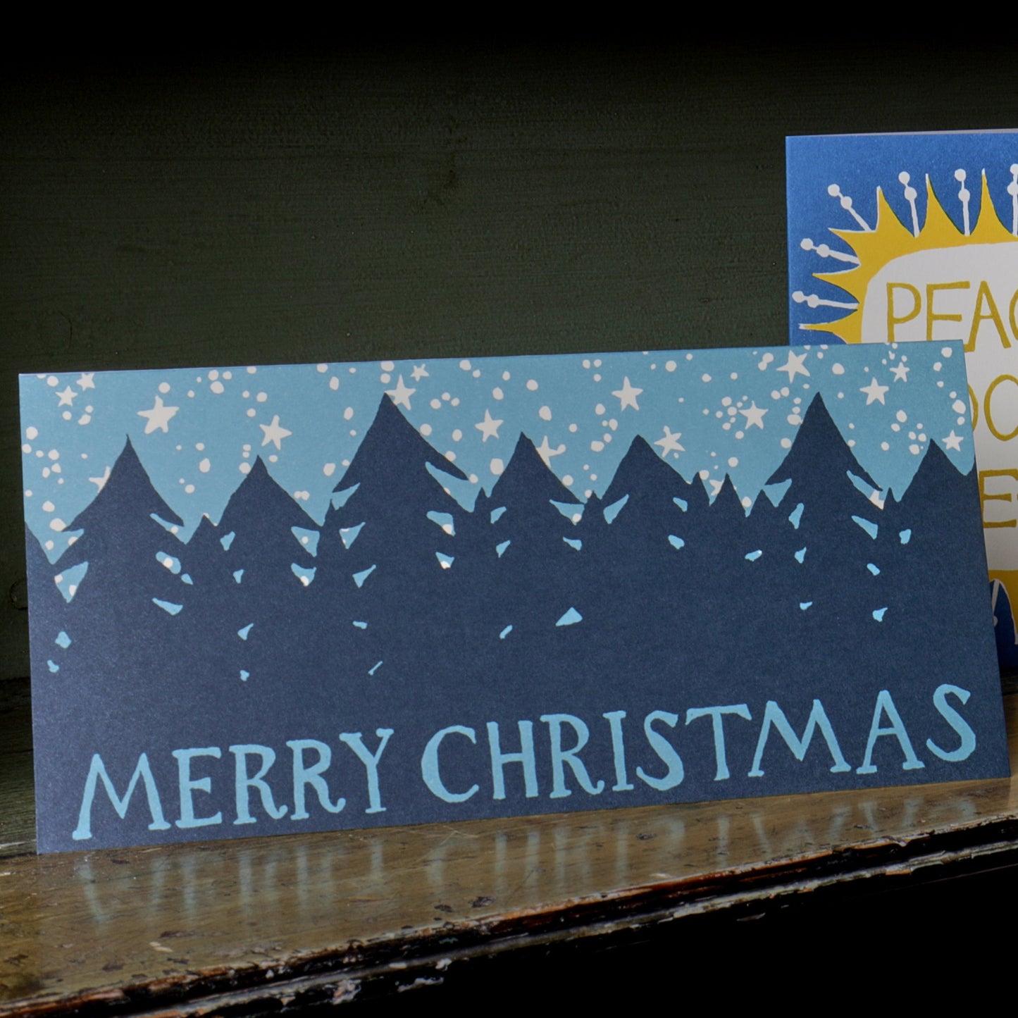 Pack of Ten Smaller Long Cards Starry Starry Night