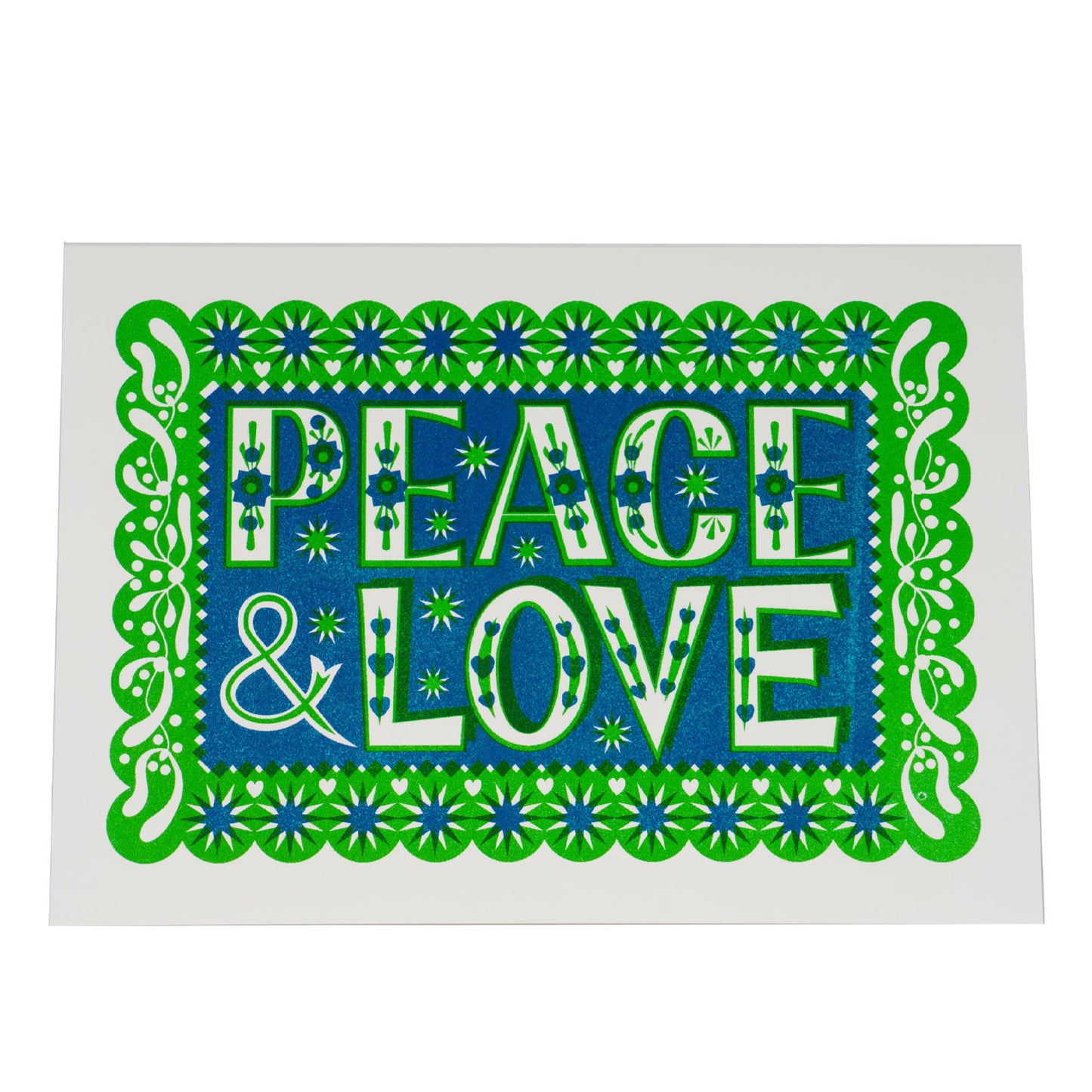 Peace & Love Christmas Card