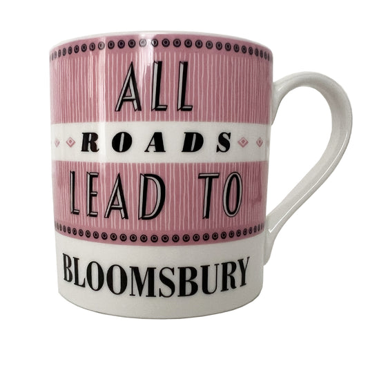 All Roads Lead To Bloomsbury Mug - Pink