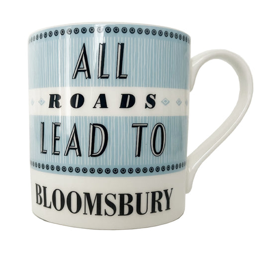 All Roads Lead To Bloomsbury Mug - Blue