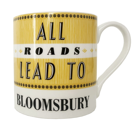 All Roads Lead To Bloomsbury Mug - Yellow