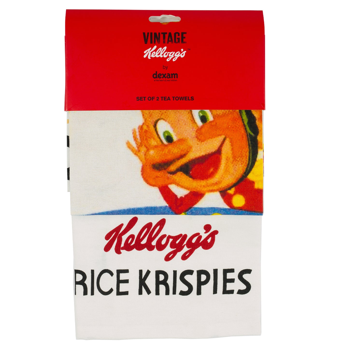 Vintage Kellogg's Rice Krispies Tea Towels - Set of 2