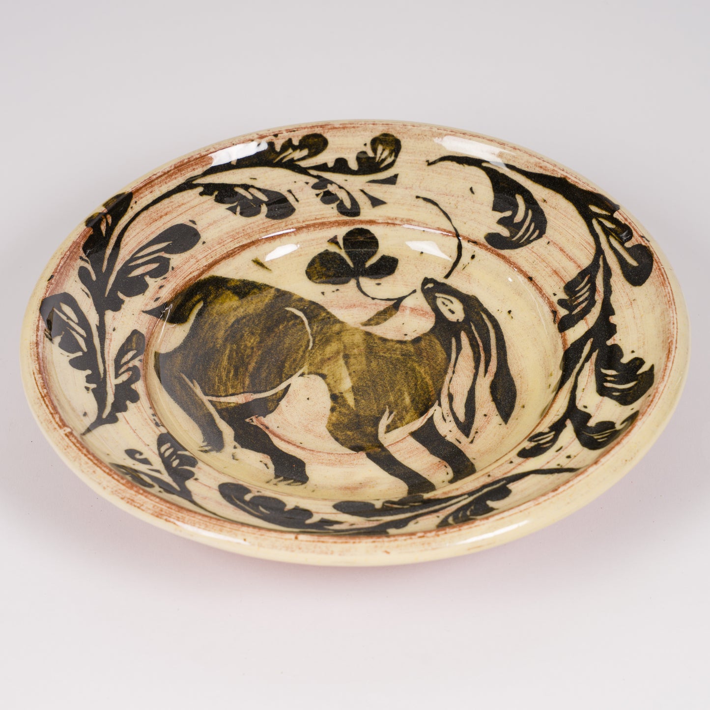 Hare With Clover Bowl