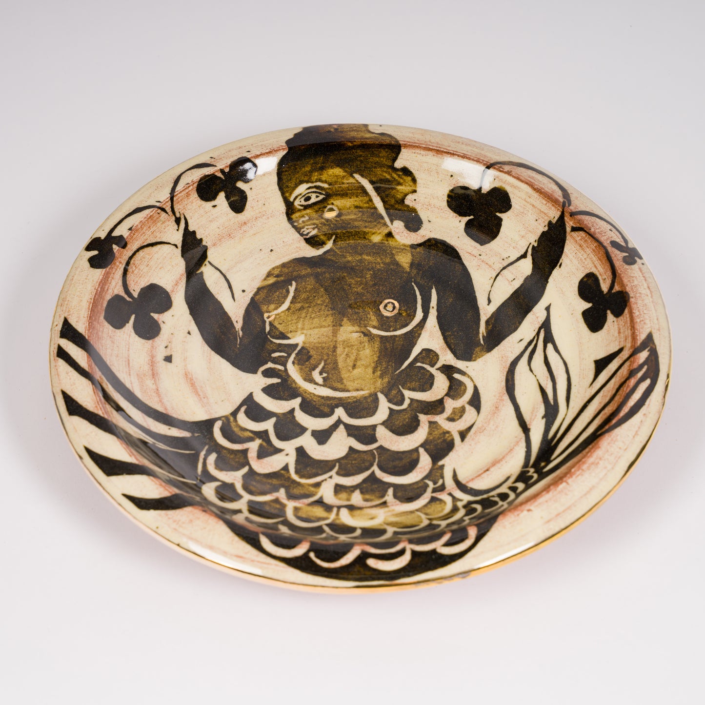 Mermaid Lustreware Bowl