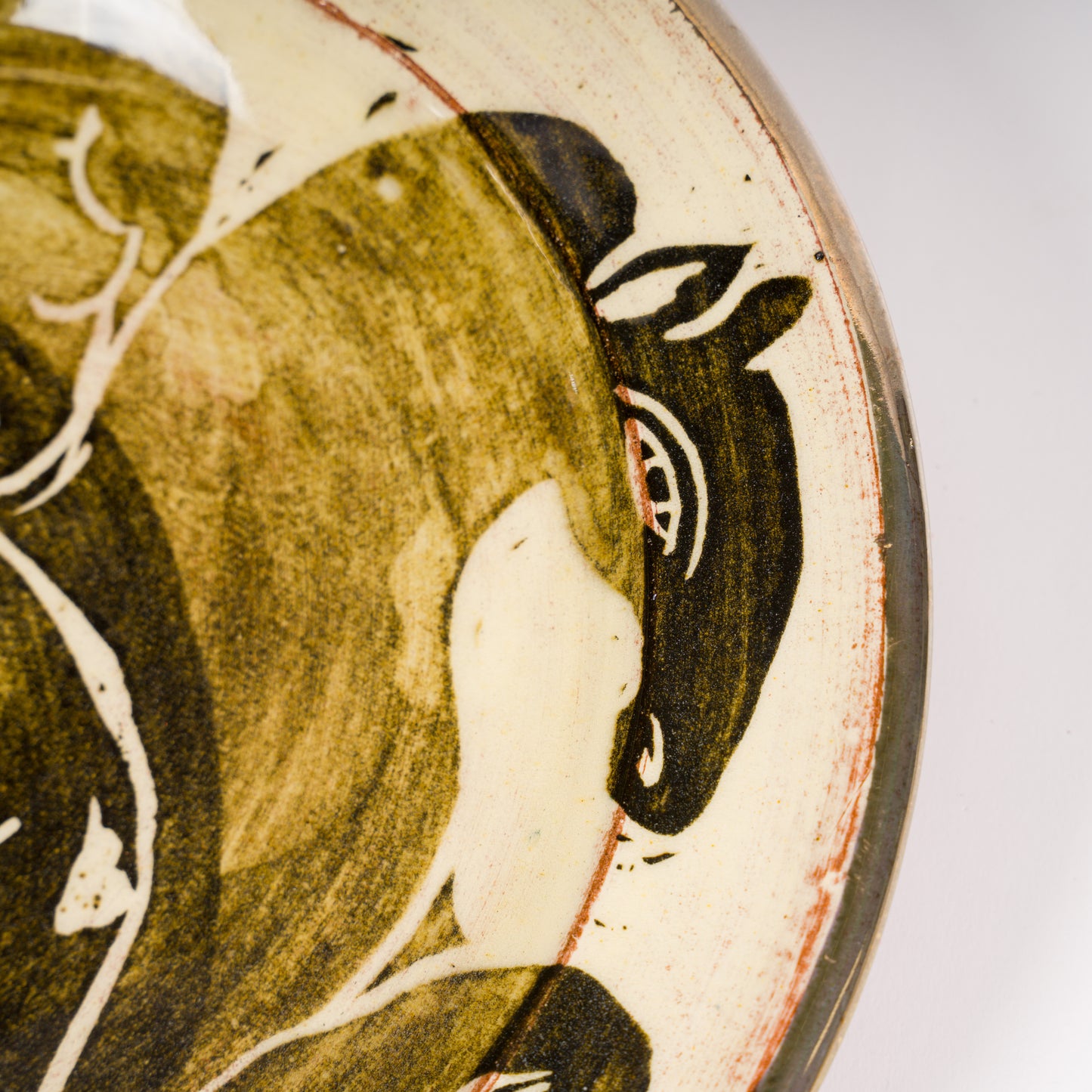 Lady on Horseback Hanging Bowl