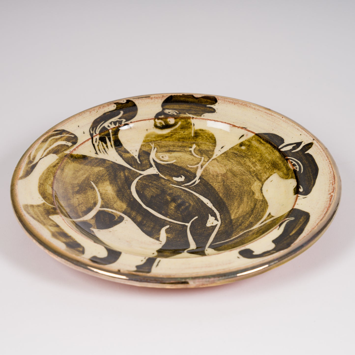 Lady on Horseback Hanging Bowl