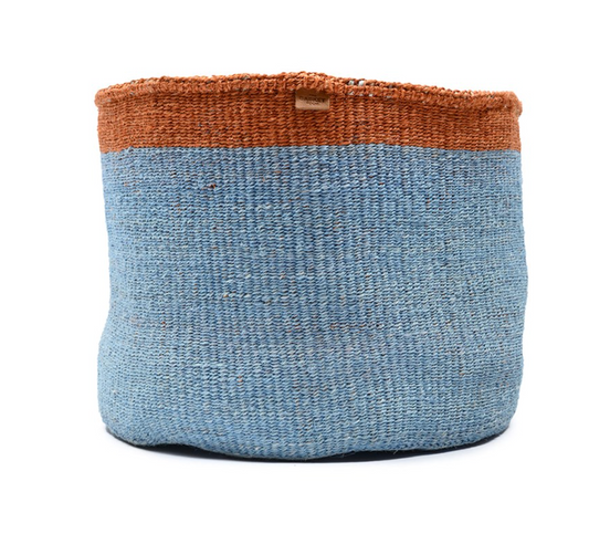 MFUPI: XL Orange & Blue Storage Basket