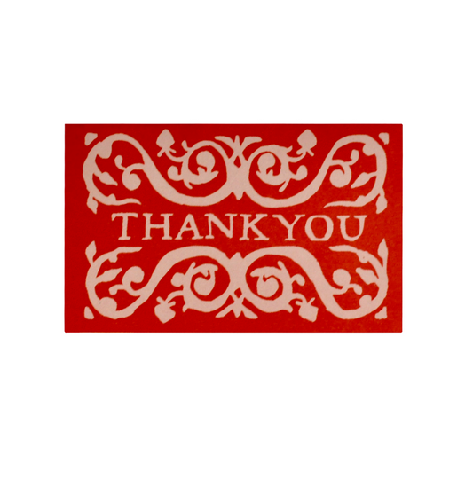 Arabesque Thank You Gift Cards - Strawberry