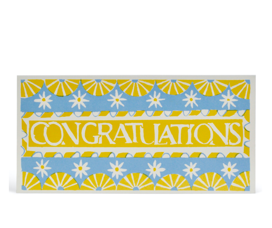 Congratulations - Long Card