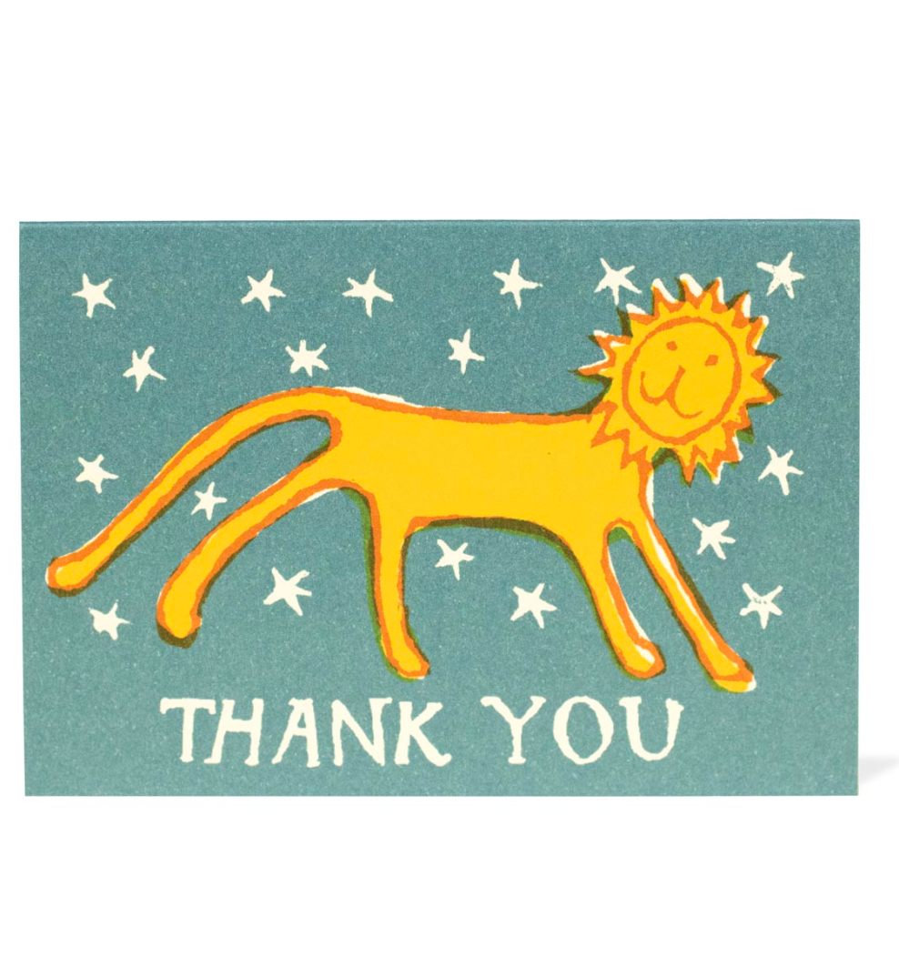 Thank You Little Lion Card