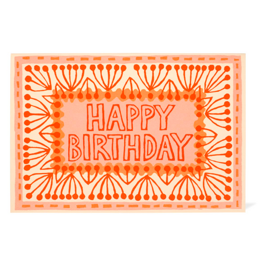 Happy Birthday Neon Card