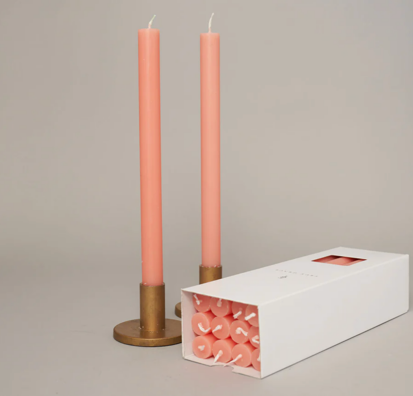 Peach Dinner Candle - pack of 12