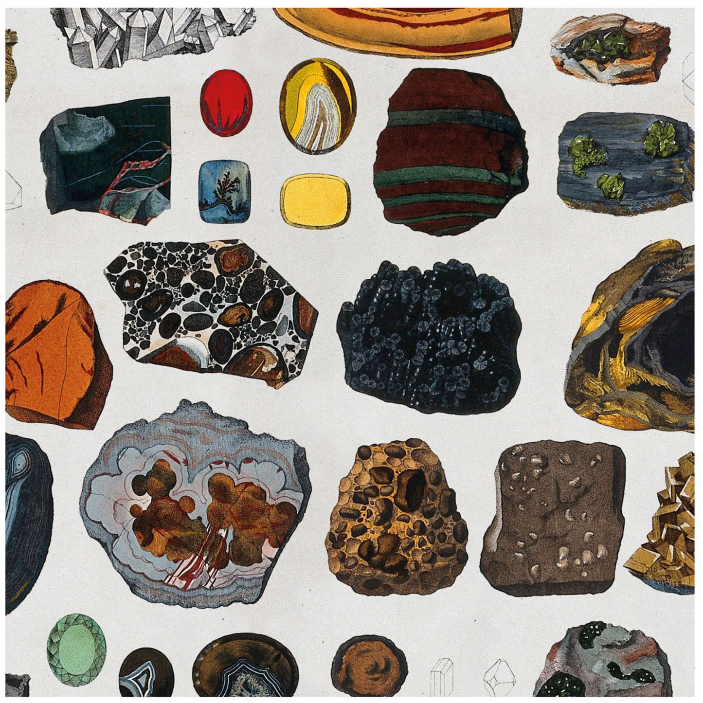 Crystals - Wrapping Paper