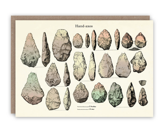 Hand-axes - Greeting Card