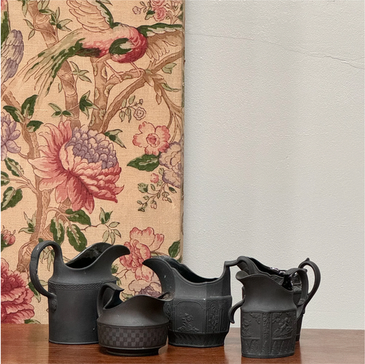 A Collection of Wedgwood Basalt Jugs