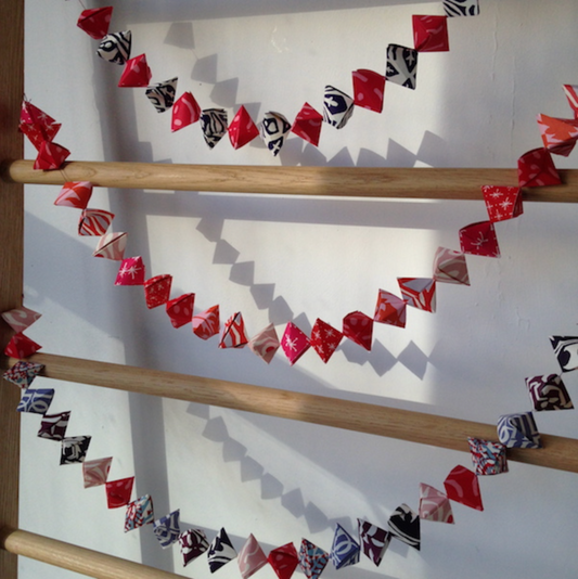 Origami Garland of Bobbles Kit
