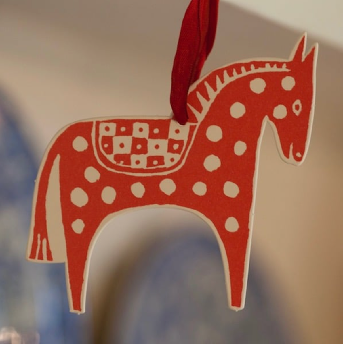 Paper Folk Art Christmas Decorations