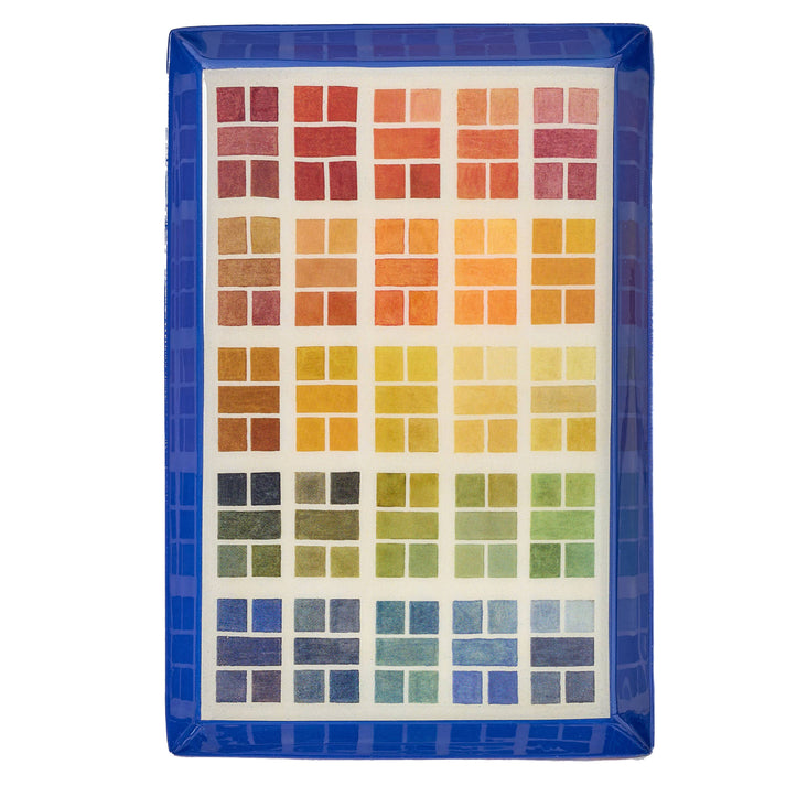 Swatch Rectangular Rectangular Enamel Tray - Watercolour Swatches – Pentreath & Hall