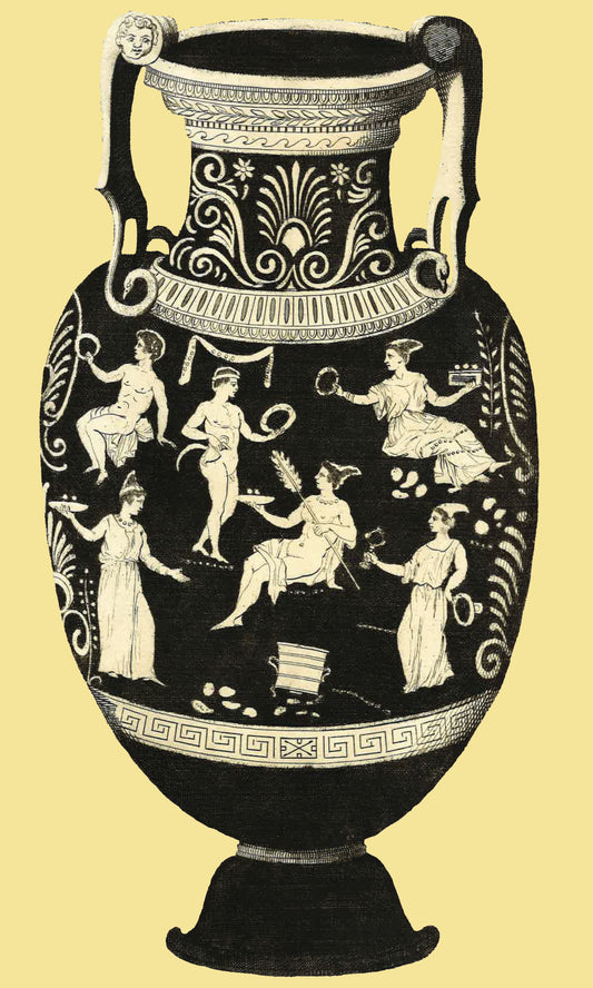 Greek Urn Print - Lemon III