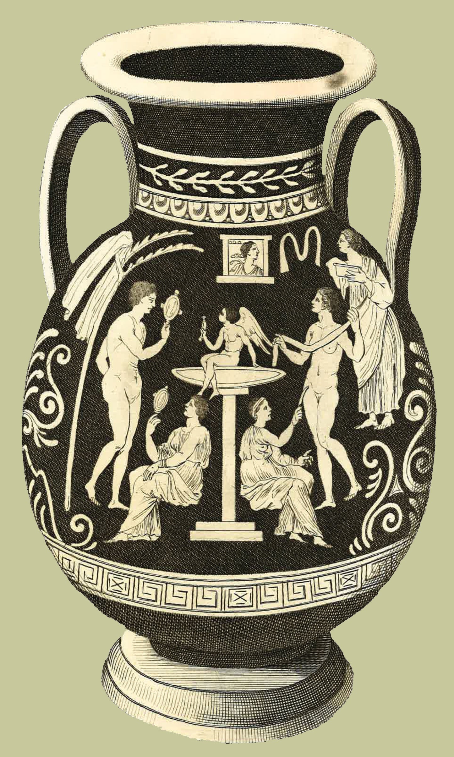 Greek Urn Print - Nectar II