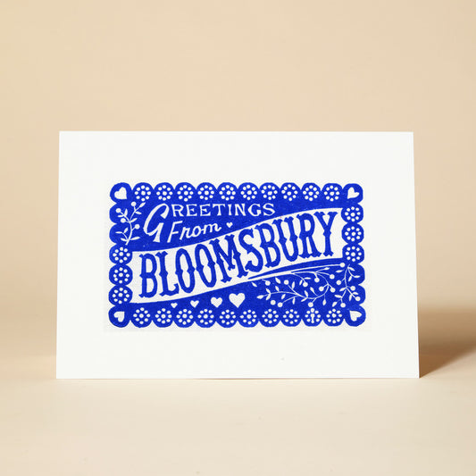 'Greetings from Bloomsbury' Card