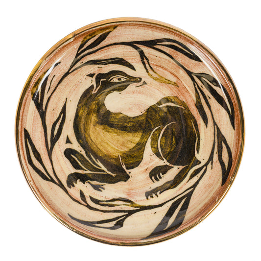Dog and Wreath Plate