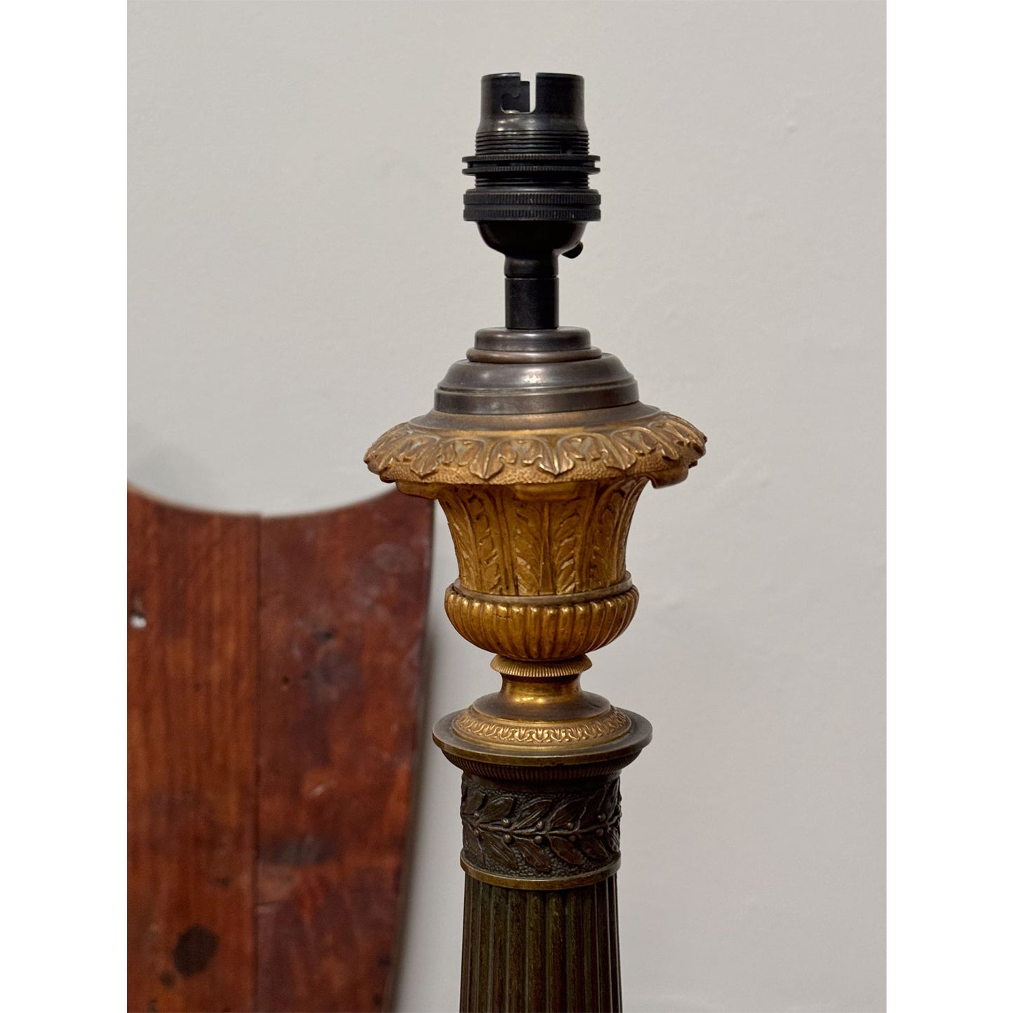 A 19th Century French Empire Bronze Lamp