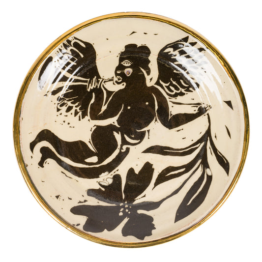 Cherub Lustreware Plate