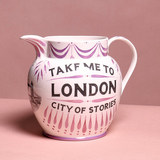 'Take Me To London' Lustreware 4 Pint Jug