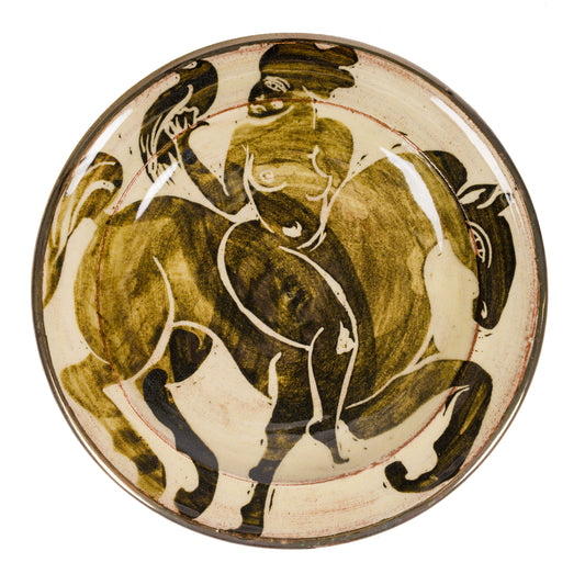 Lady on Horseback Hanging Bowl