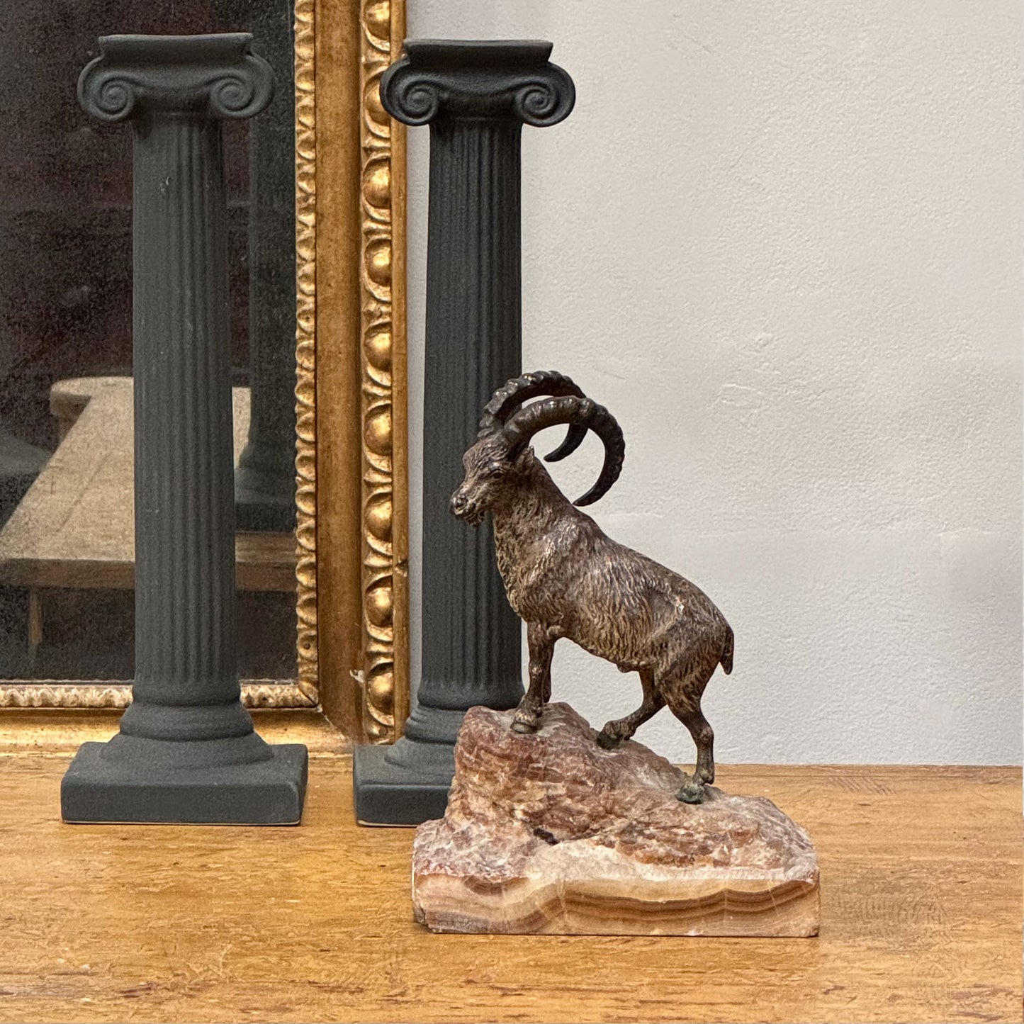 A 19th Century Bronze Ibex