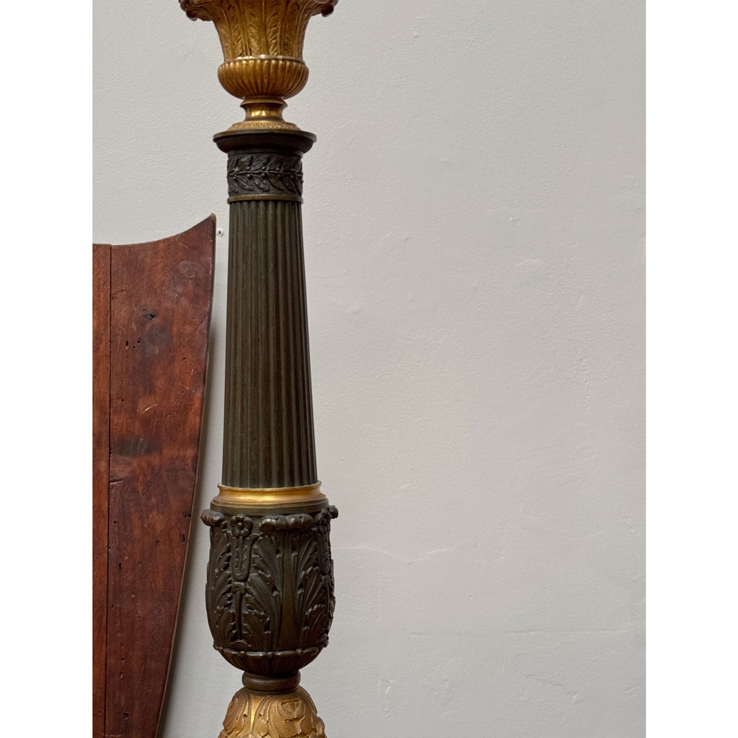 A 19th Century French Empire Bronze Lamp