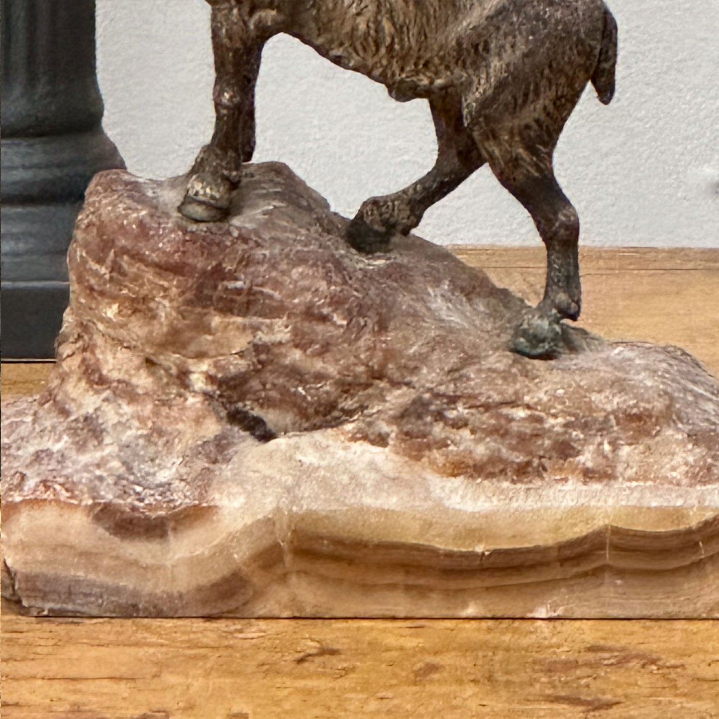 A 19th Century Bronze Ibex