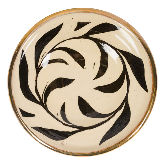 Wreath Lustreware Plate
