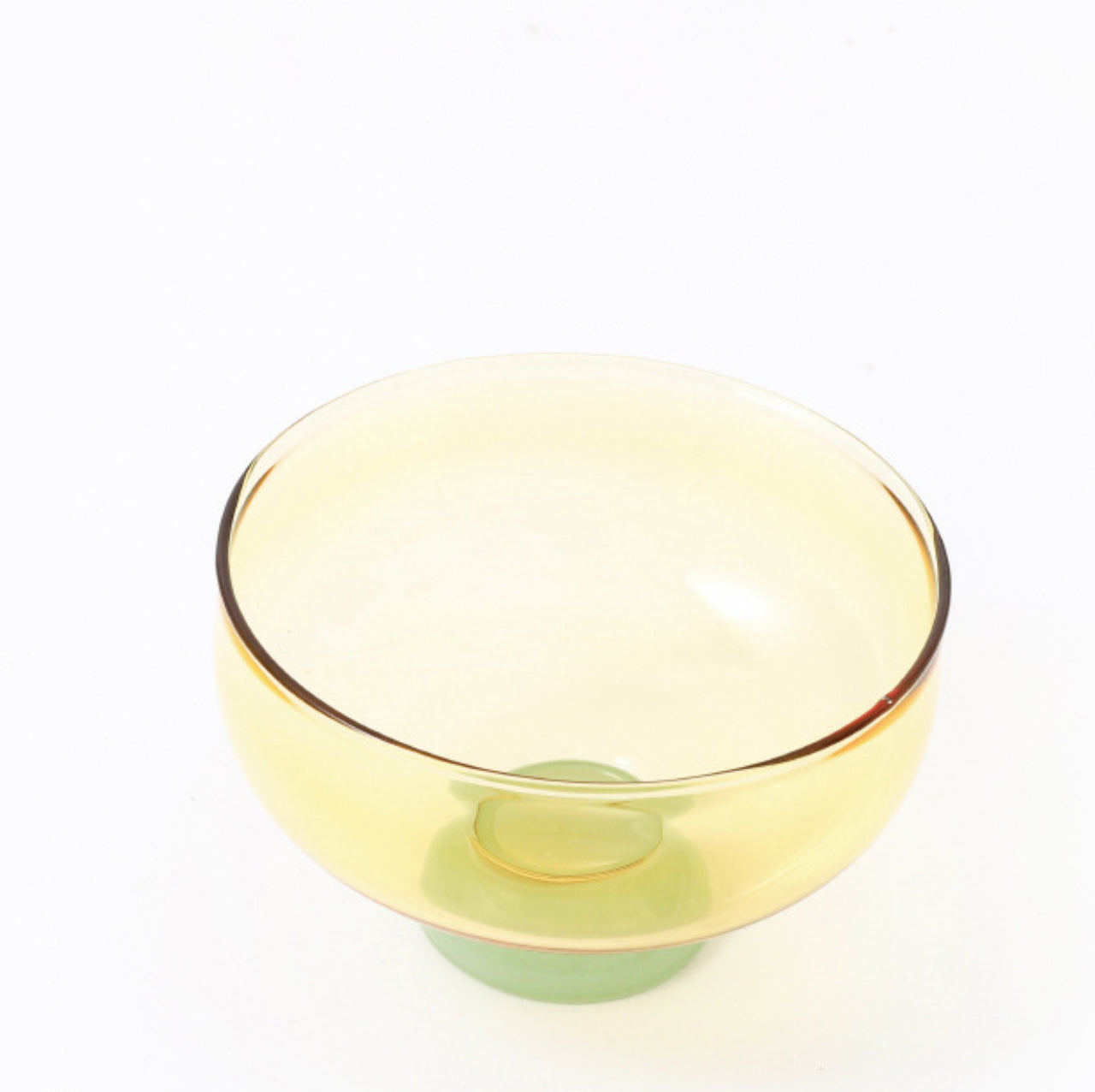 Glass Bowl: Yellow