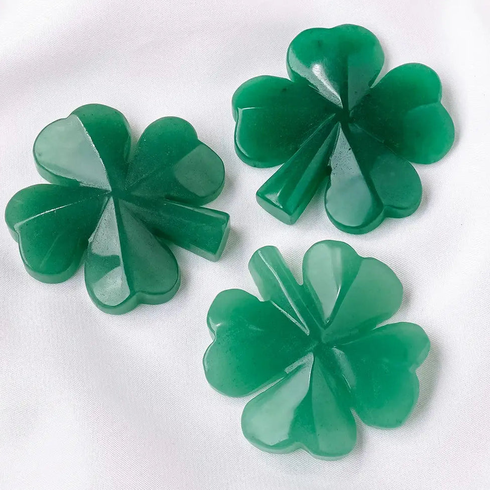 Aventurine Lucky Four Leaf Clover