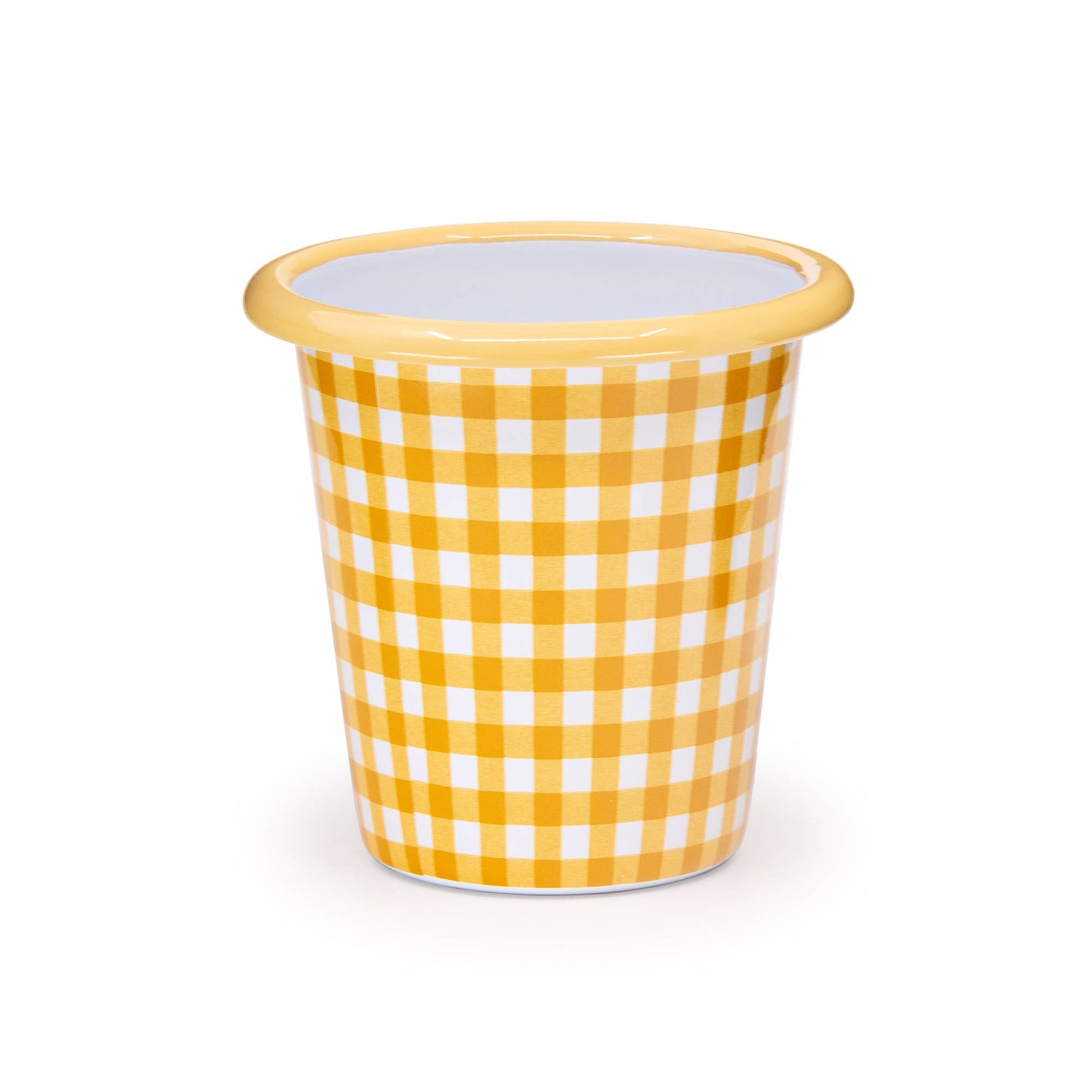 Max Humphrey x CCH Plaid Enamelware Tumbler: Blue