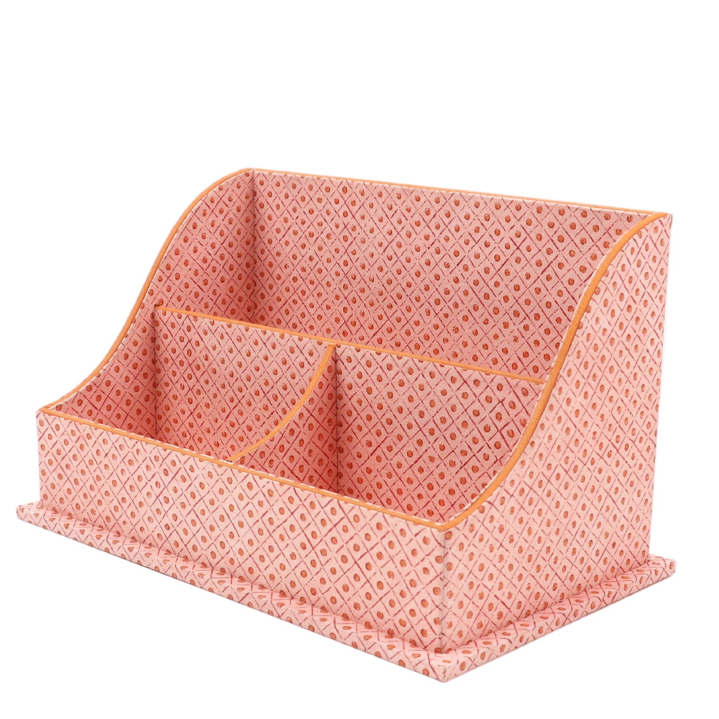 Wave Letter Sorter Block Printed:  Dot Grid