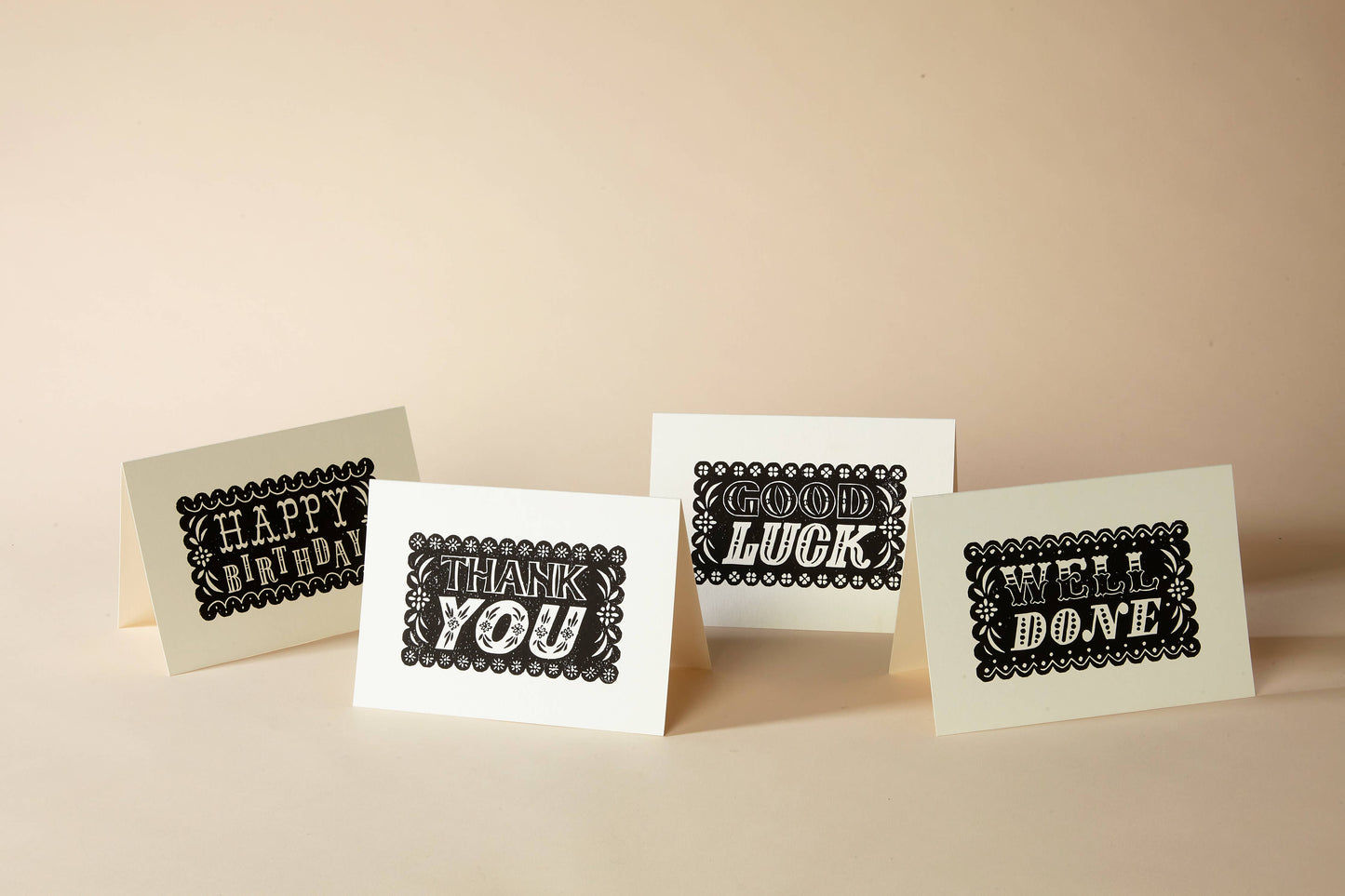 WELL DONE Linocut Greeting Card