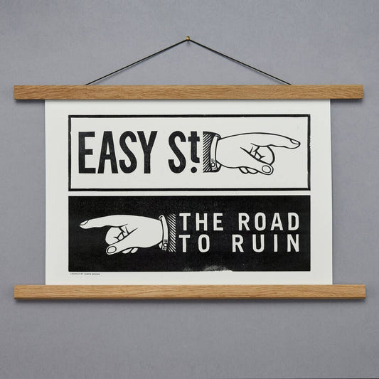 Pointers Linocut Print