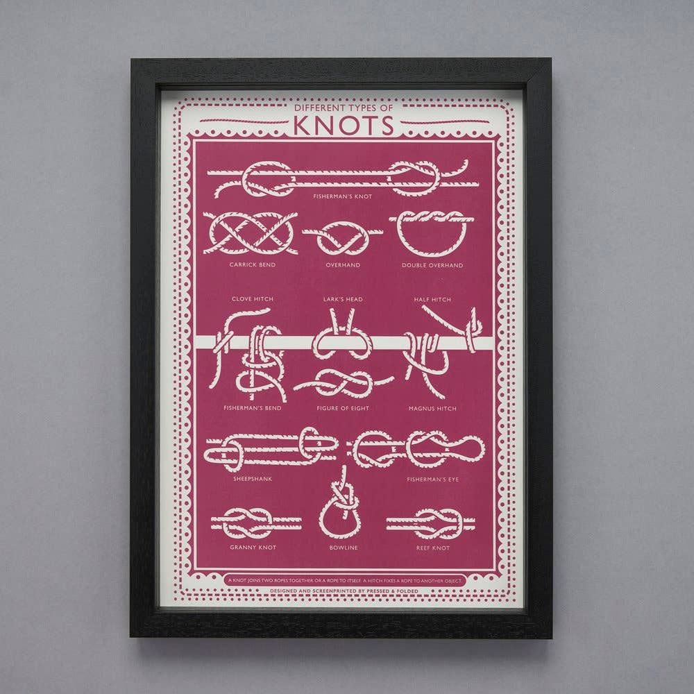 Knots Screen Print