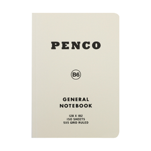 Hightide Penco Softcover Notebook - White