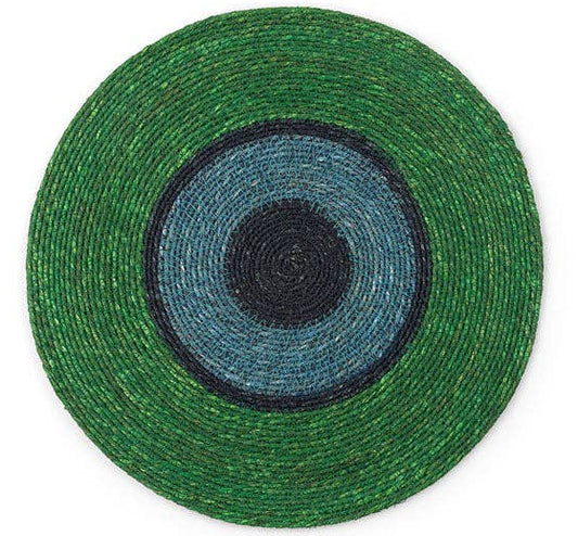 Seagrass Placemat - Beryl Green / Midnight Blue: 4