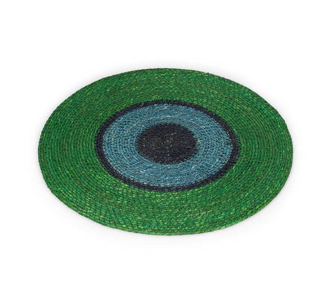 Seagrass Placemat - Beryl Green / Midnight Blue: 4