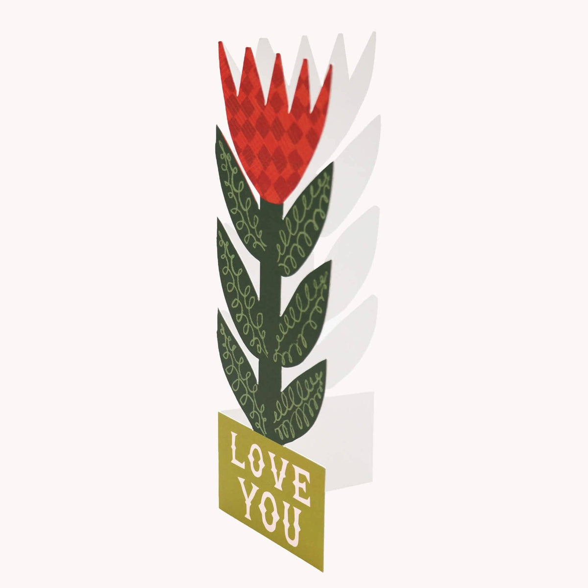 Checkerboard Lily, Love You Card