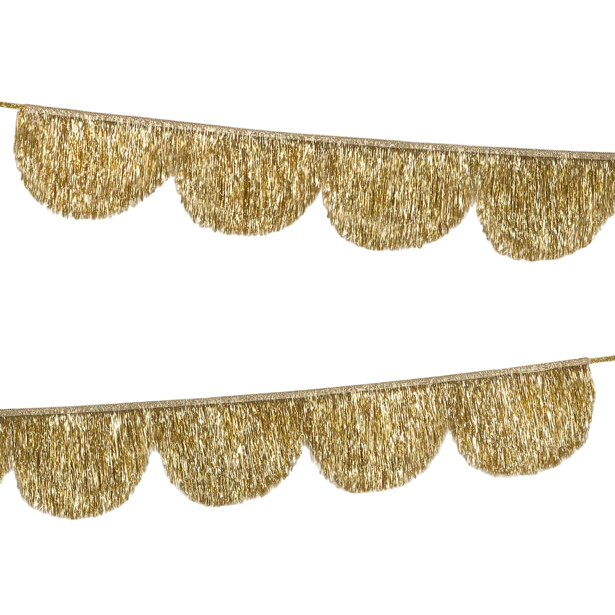 Gold Tinsel Garland - 6ft