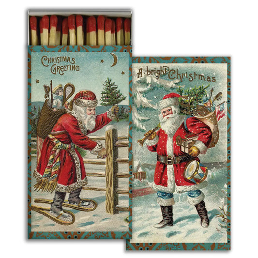 Match Box - Vintage Santas