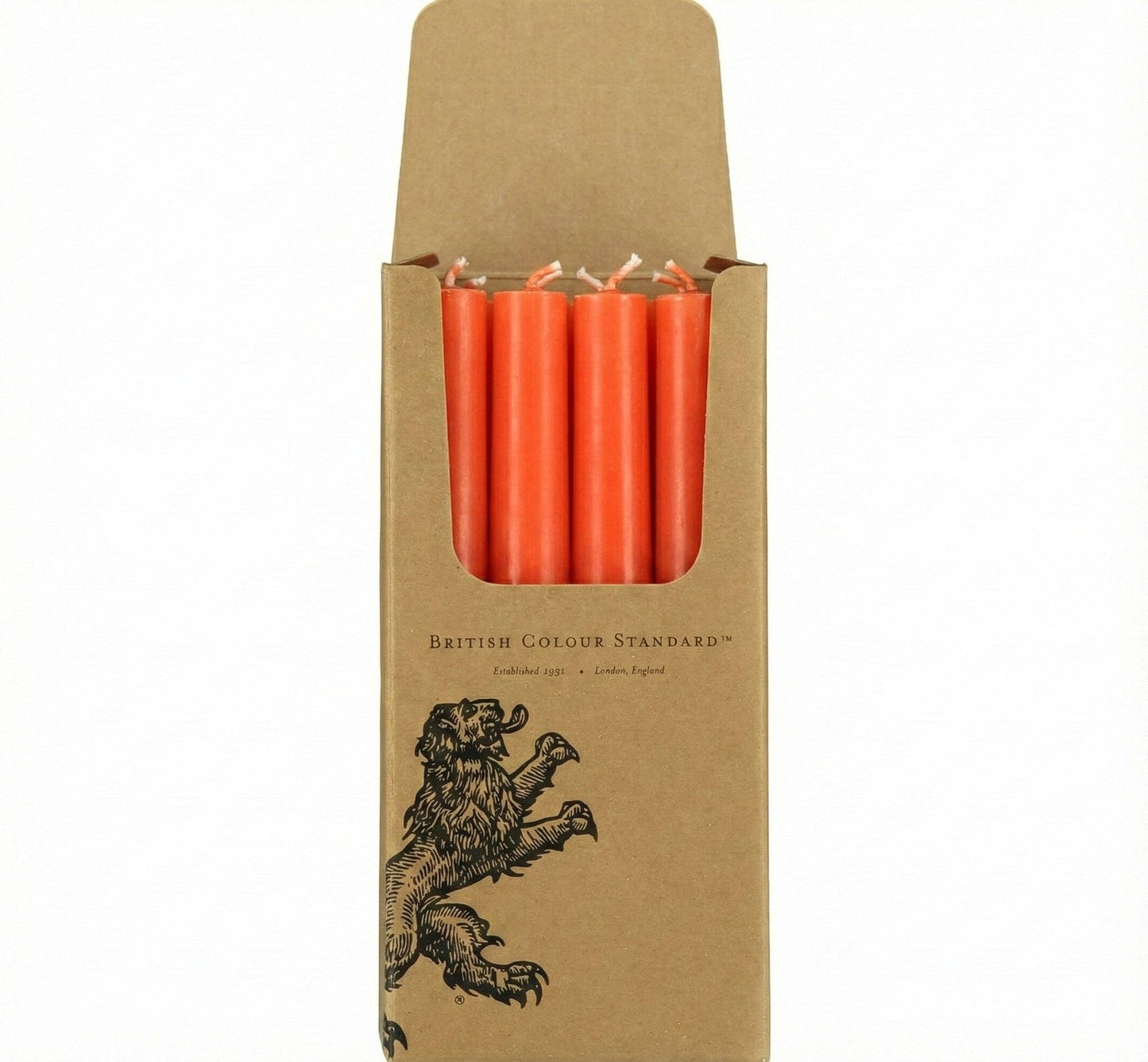 Poppy Red  Dinner Candles - Pack of 25