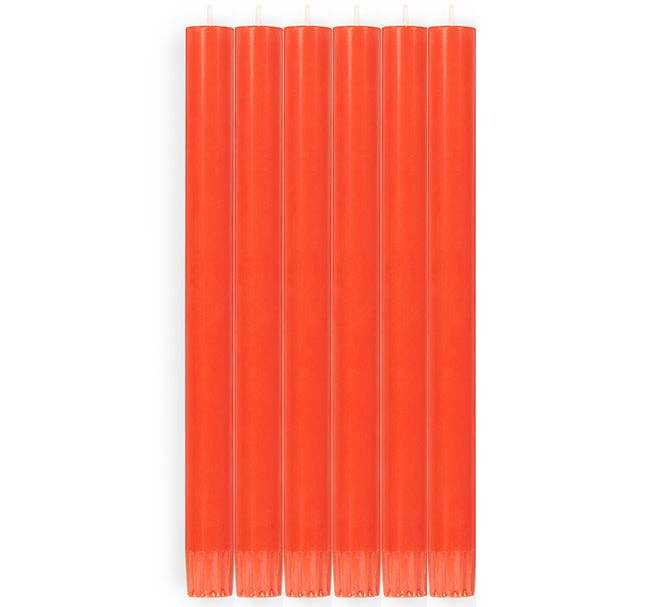 Poppy Red  Dinner Candles - Pack of 25