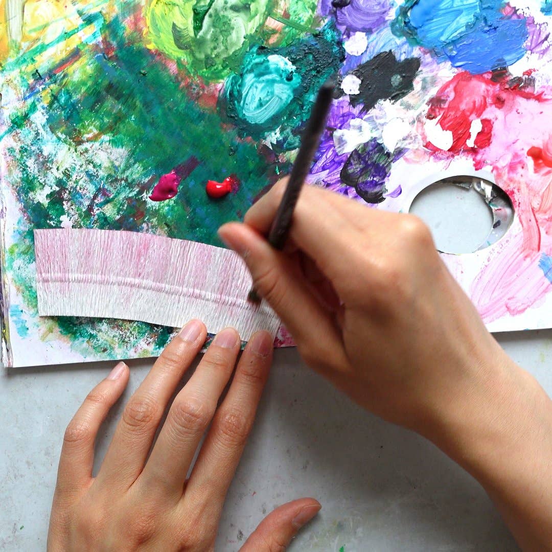 Make Your Own Crepe Paper Japanese Chrysanthemum